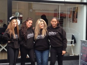 Cat and her team (Jazz, Cat, Charli and Tenika)