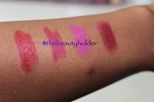 Swatches lip butters