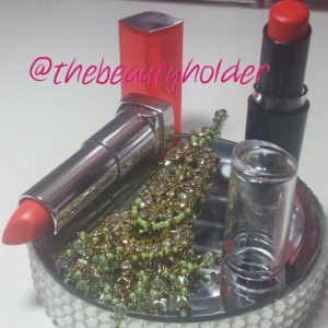 Purty Persimmon by Wetnwild and Electric Orange by Maybelline